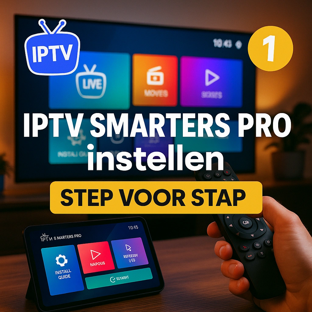 IPTV Smarters Pro instellen stap voor stap 3 IPTV Smarters Pro instellen stap voor stap.webp